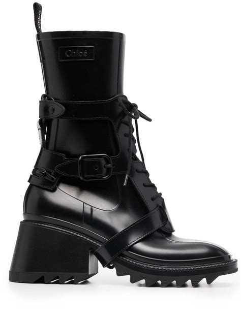 chloe betty rain boots|chloe harnessed rain boots.